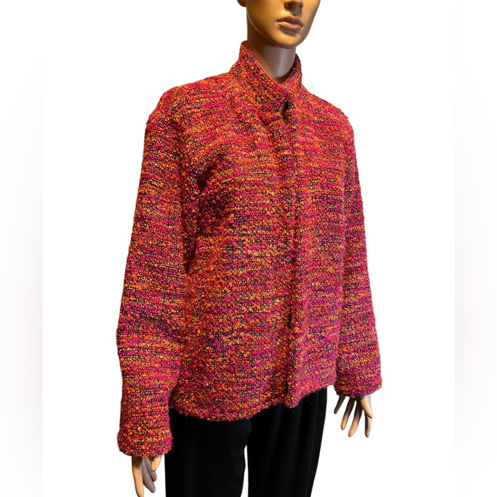 Chico’s Design Knobby-Knit Open-Front Jacket | M/8